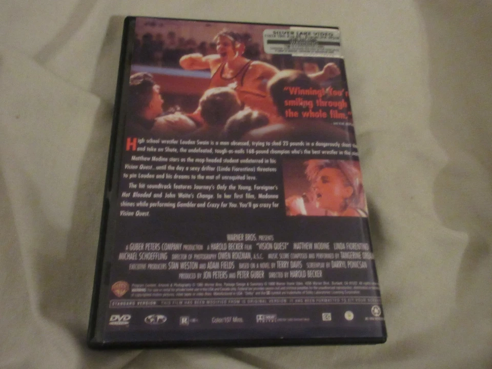 Vision Quest (1985) DVD Matthew Modine Linda Fiorentino Wrestling - Image 3 of 4