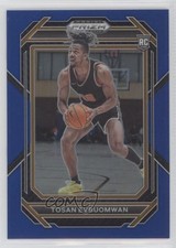 2023-24 Panini Prizm Draft Picks Blue Prizm /199 Tosan Evbuomwan #11 0b3
