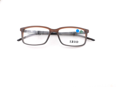 *New* Izod Eyeglasses, Frames Only, 2075 Brown Fade, 54-16-145, Plastic