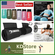 Non-Slip Thick Foam Barbell Pad for Hip Thrust Squats  Lunges Fits All