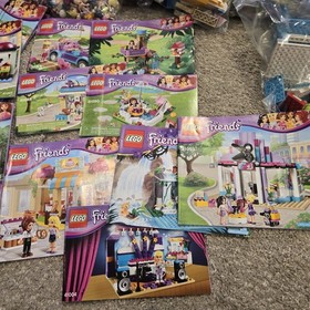LEGO FRIENDS Parts Pieces Blocks Mini Dolls ~ Bulk Lot ~ 22+ lbs Manuals Barbie