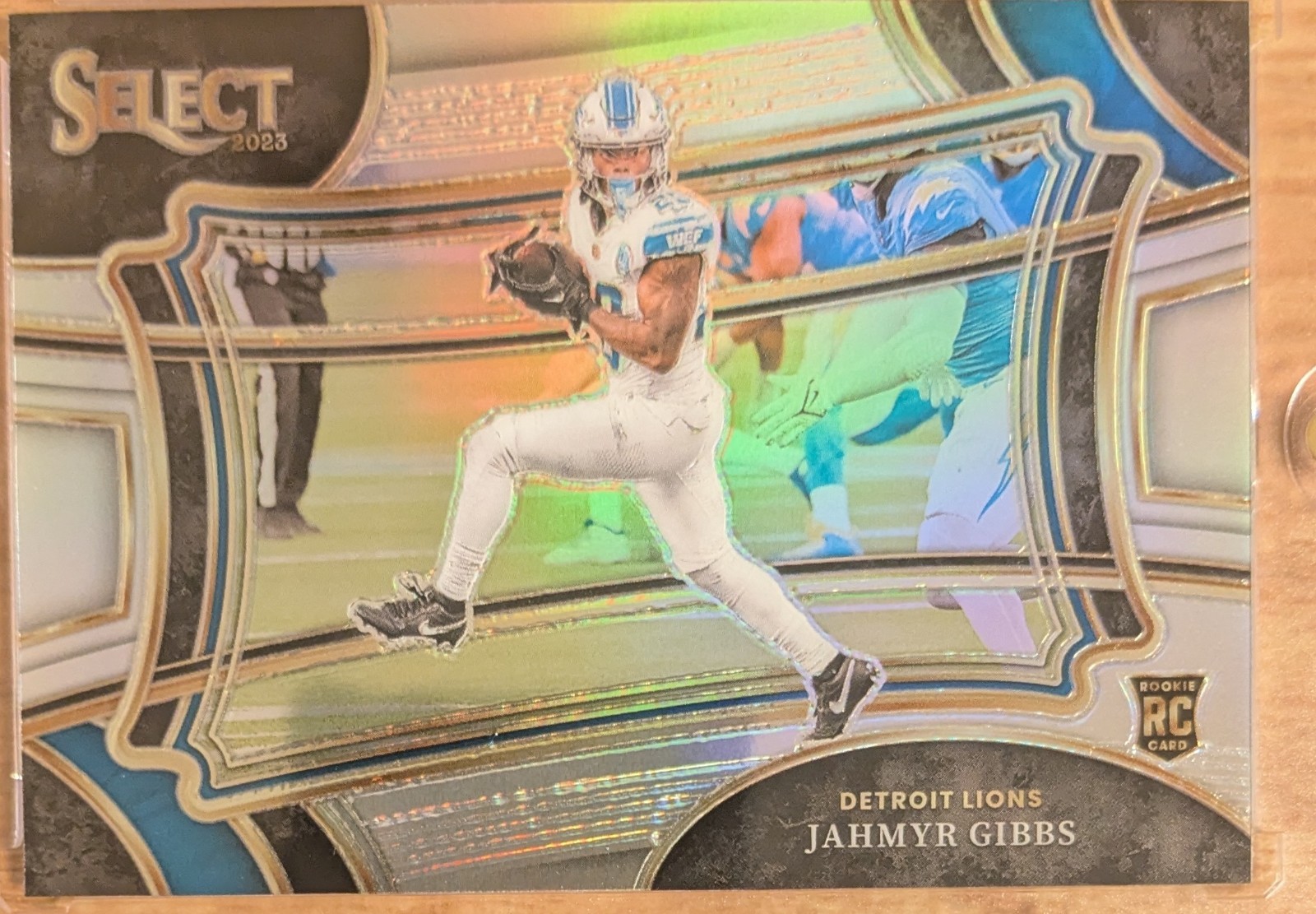 2023 Panini Select Jahmyr Gibbs Field Level Silver Prizm #332 Lions