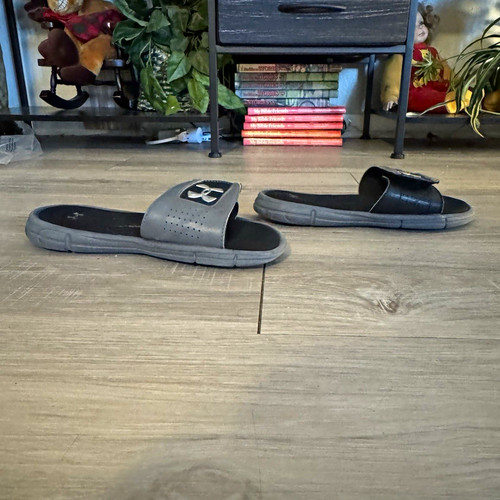 Under Armour UA Ignite Men's Slide Sandals Gray/Black Logo Foam US 4 EU 36