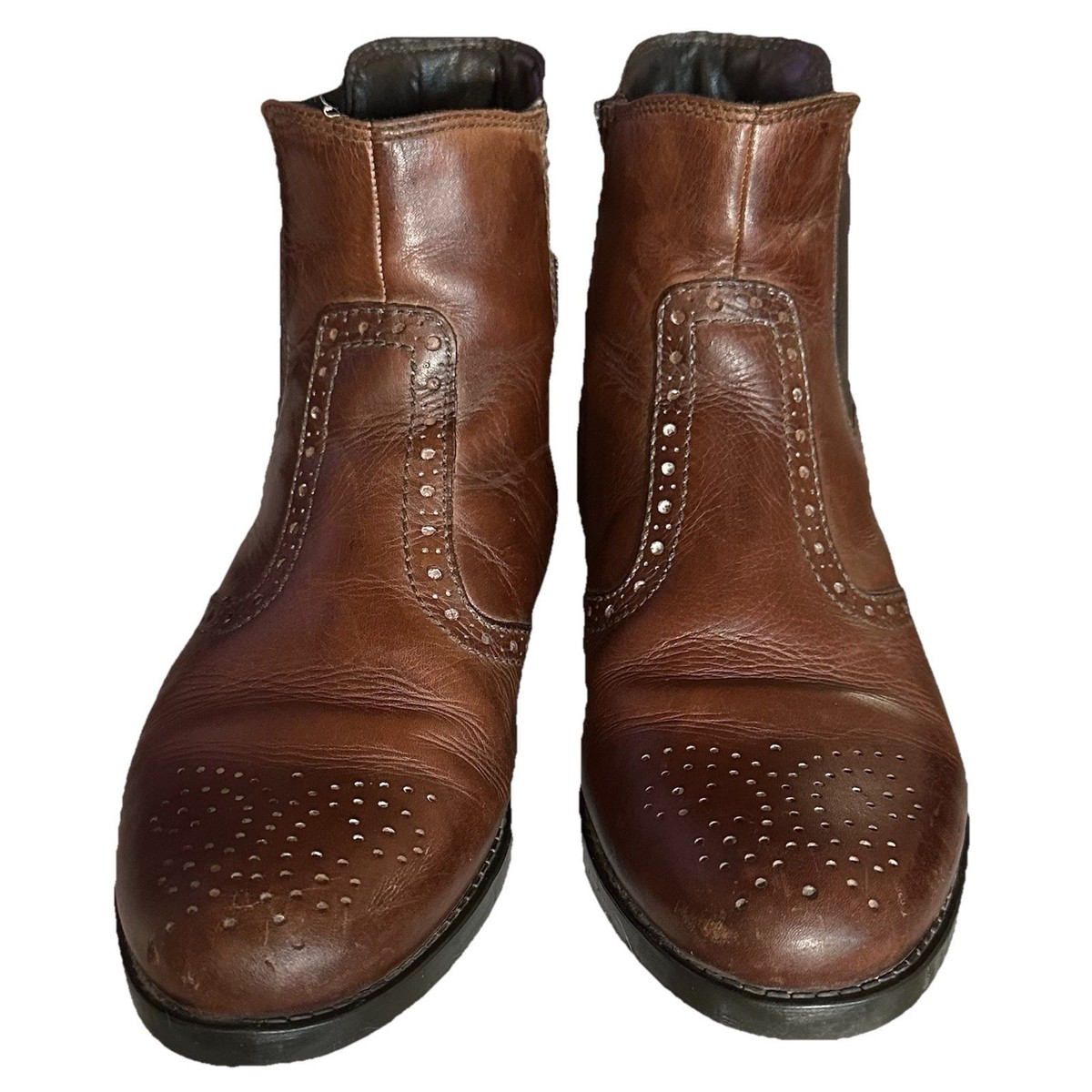 Lavorazione Artigiana Italy Made Brown Leather Western  display picture 3
