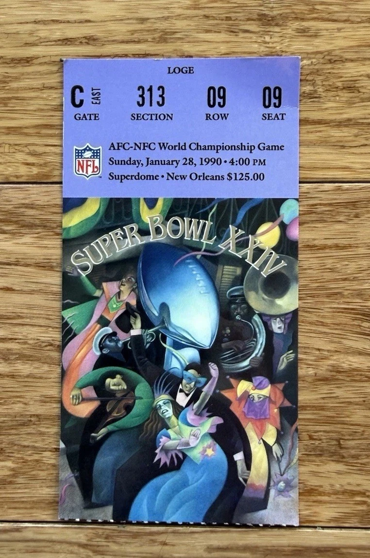 Super Bowl In Vintage Sports Ticket Stubs for sale | eBay