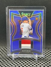 Matt Shaw RC 2025 Select - Selective Swatches - Patch - Blue Prizm #10/49  Cubs