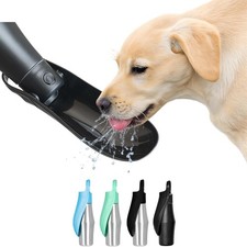 KANDONEX Hundetrinkflasche - 800ml Edelstahl Trinkflasche Hund versch. Farben