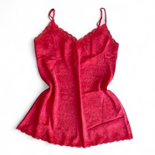 Vintage Victorias Secret Gold Label Slip Dress Lace Trim Coquette