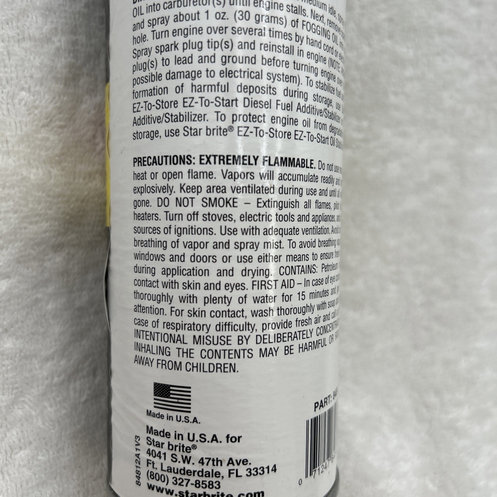 STAR BRITE 12oz Professional Fogging Oil Lot of 11 Spray Engine Treatment 84812