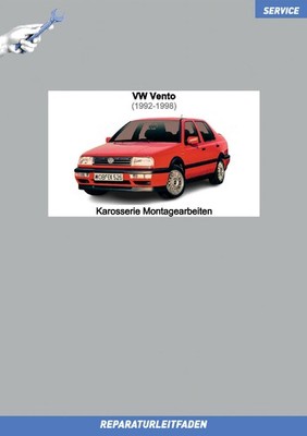 VW Vento (1992-1998) Reparaturanleitung Karosserie innen und außen