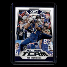 Rob Gronkowski #13 2018 Score All Hands Team New England Patriots Football Card