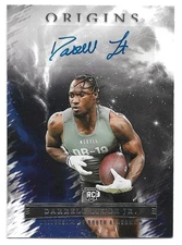 Darrell Luter Jr 2023 Panini Chronicles Origins Draft Picks Rookie Auto