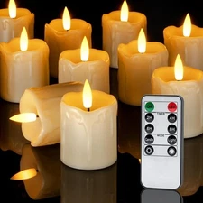 Homemory 12Pack 2" x Timer Remote Control 12Pack, Ivory Base (With Remote) 