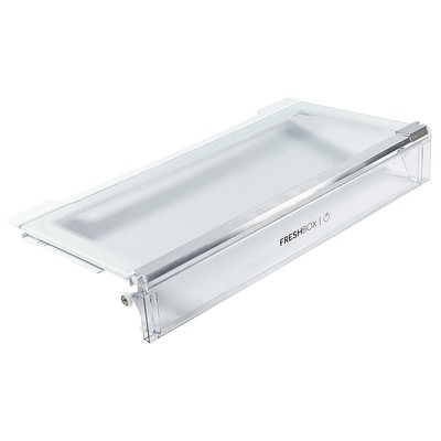Haier 49056502 Glasplatte mit Klappe FreshBox 0060847426A für