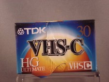 TDK VHS-C HG Ultimate 30 Tape