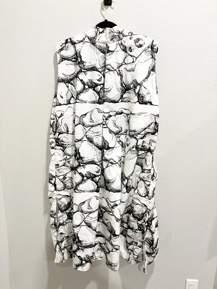 NWT Kulua Womens Floral Hibiscus Print Sleeveless Kimono Linen Maui Hawaii OS - Image 2 of 4