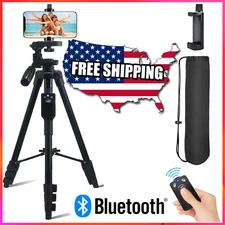 Fugetek 54" Phone Tripod, Universal Cell Phone Mount Bluetooth iPhone|Samsung