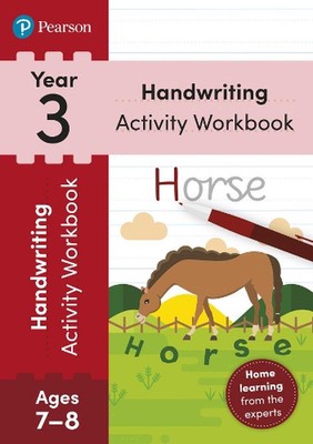 Pearson Learn at Home Handwriting Activity Workbook Year 3 by Sarah Loader Paper
