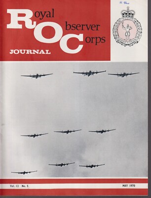 Shackleton MR2 & MR3s Royal Observer Corps Journal Vol.12 #5 May 70~Training Aid