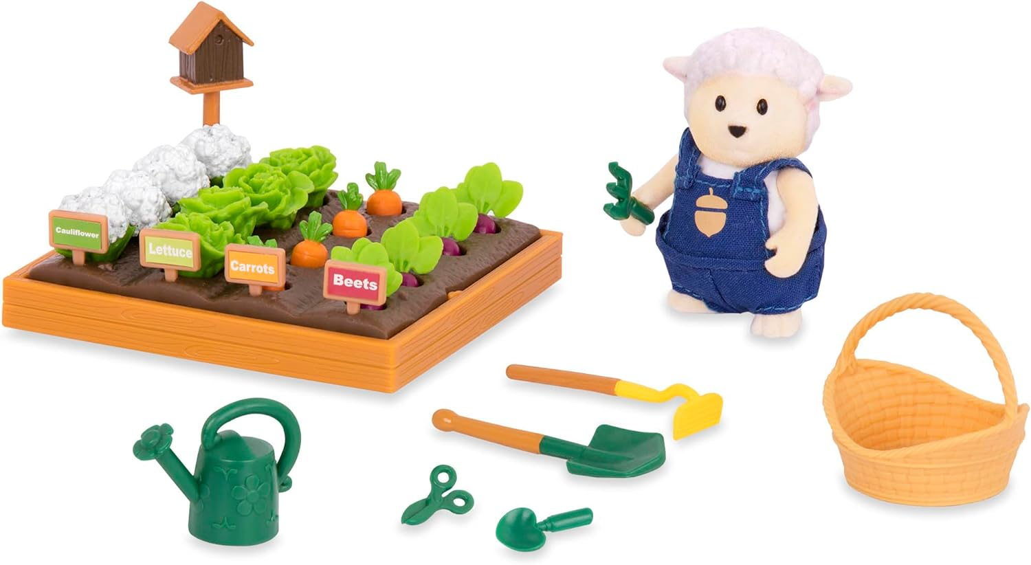 Li’L Woodzeez – 31 Pcs Garden Playset – Pretend Play Gardening Tools & Accessor