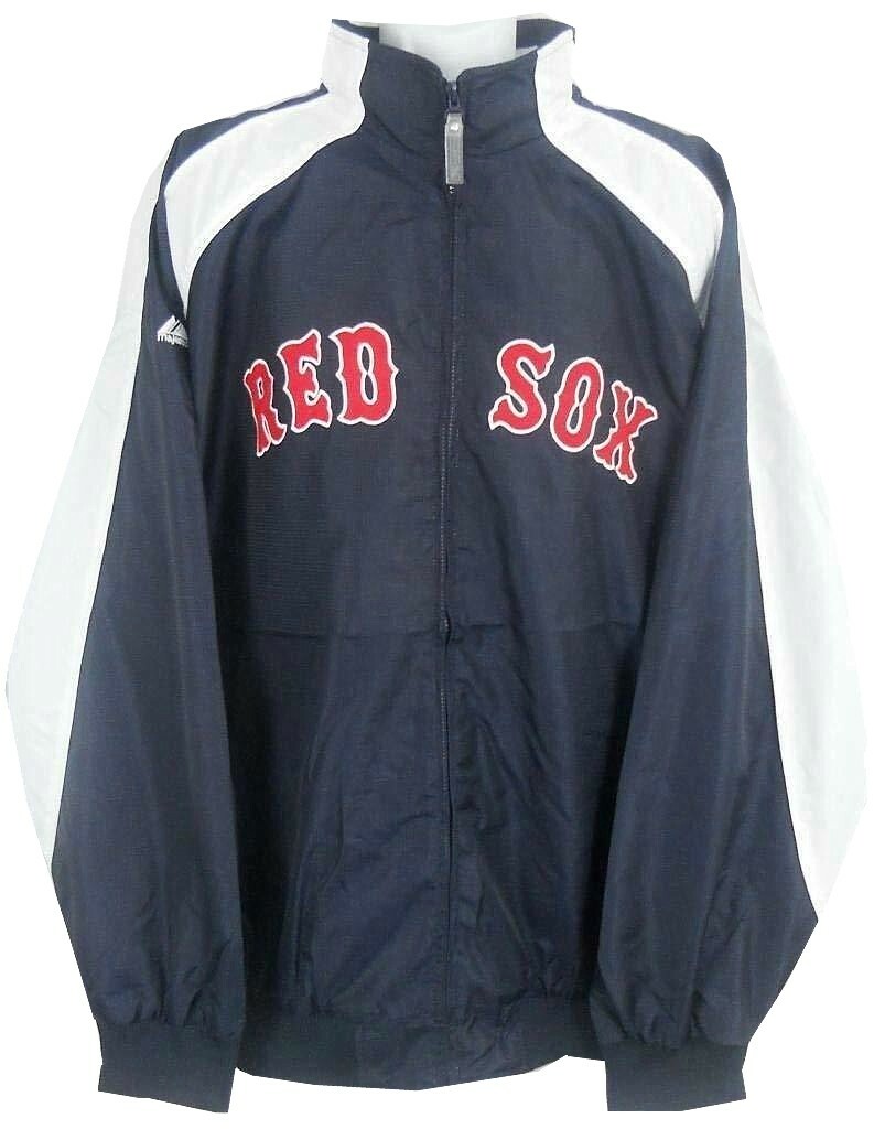 Majestic Boston Red Sox フルジップジャケット BASEBALL BOSTON RED SOX JACKET JERSEY MAJESTIC SIZE L | eBay