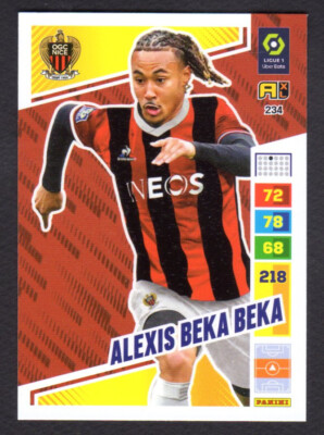 Panini Adrenalyn XL Karte 2023-24 Ligue 1 #234 Alexis Beka Beka OGC Nice