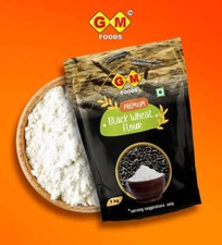 GM Foods Black Wheat Flour 1 KG