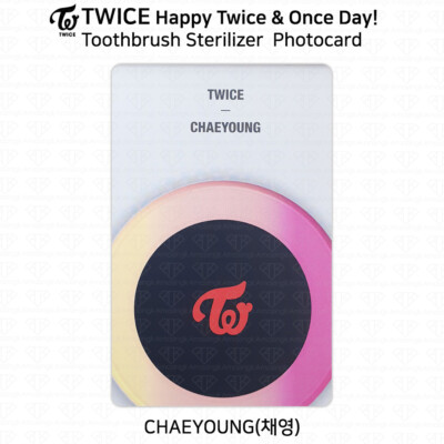 TWICE Happy Twice & Once Day ! Toothbrush Sterilizer Photocard