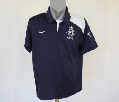 Netherlands Training Polo Jersey Nike Navy Blue Shirt Size XL