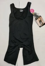 Marilyn Monroe Women's 1X Seamless Body Briefer Black Wear Your Own Bra MM7073