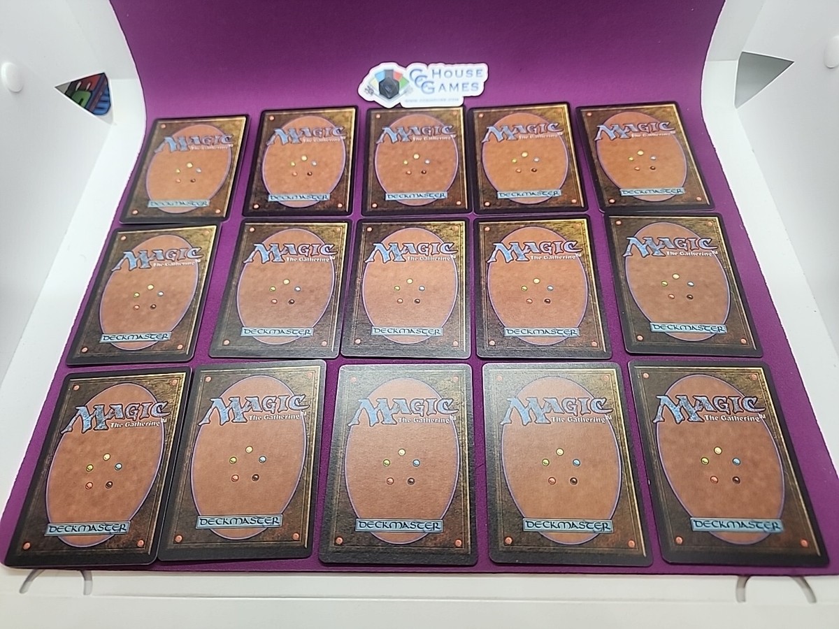 MTG Unlimited Basic Land Art Set Plains Island Swamp Mountain