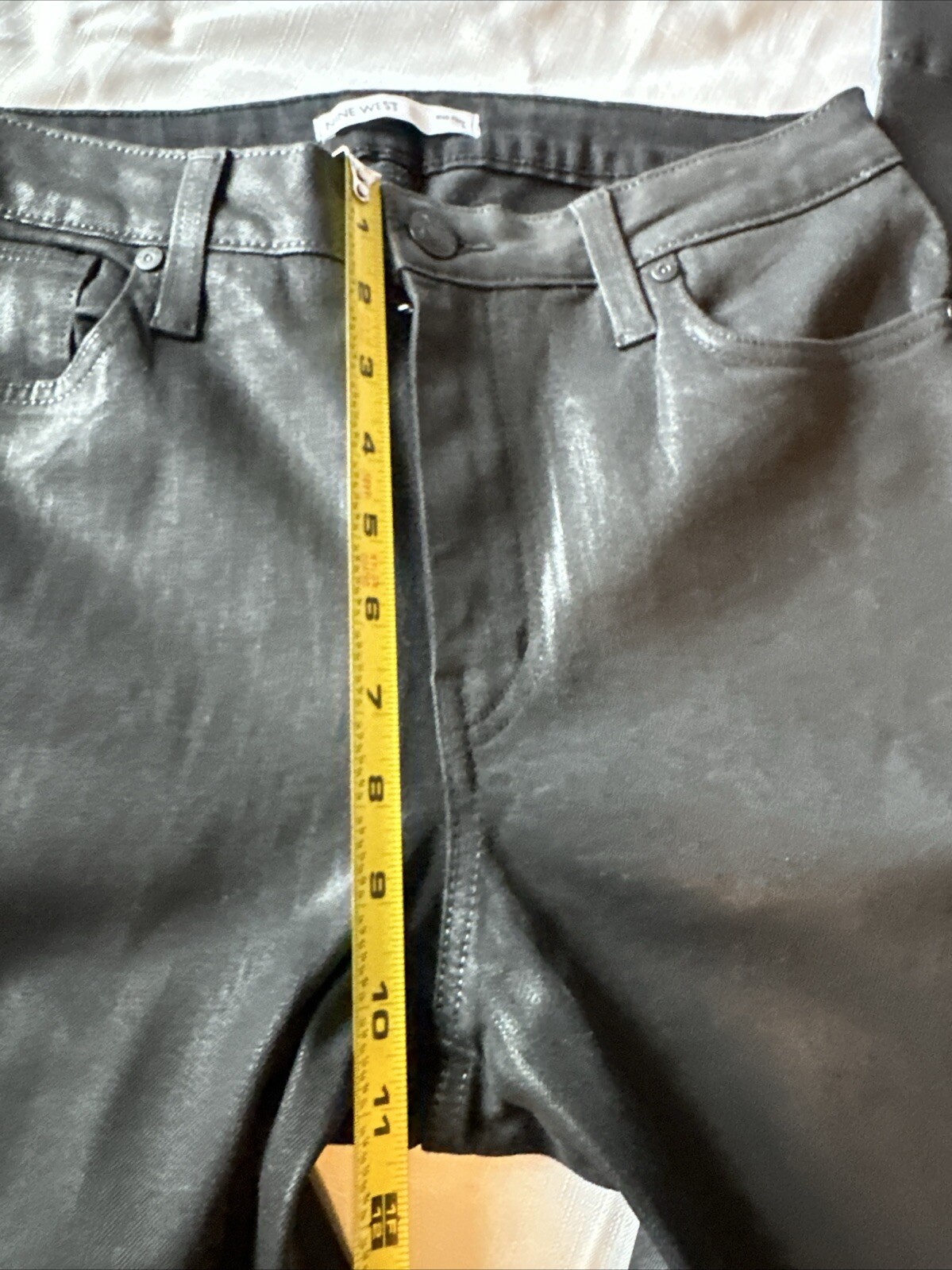 NINE WEST Womens Kick Flare Jeans size 8 Reg. $ 50 Black thumbnail 8