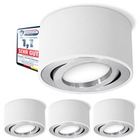 CELI-1W Led Spot Weiß 6W Dimmbar Warm/Neutral/Tageslicht Aufputzlampe