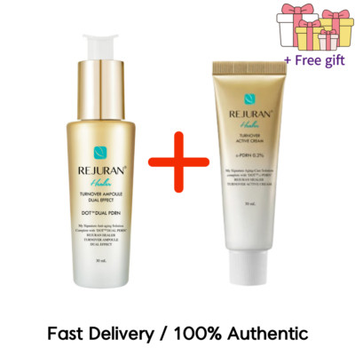 [REJURAN] Healer Turnover Dual Effect Set Ampoule + Active Cream Double Synergy