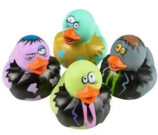 2" Zombie Rubber Ducks - 12 Piece Assortment