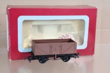 DAPOL A3 UNPAINTED BR BROWN 7 PLANK OPEN COAL WAGON MINT BOXED ol