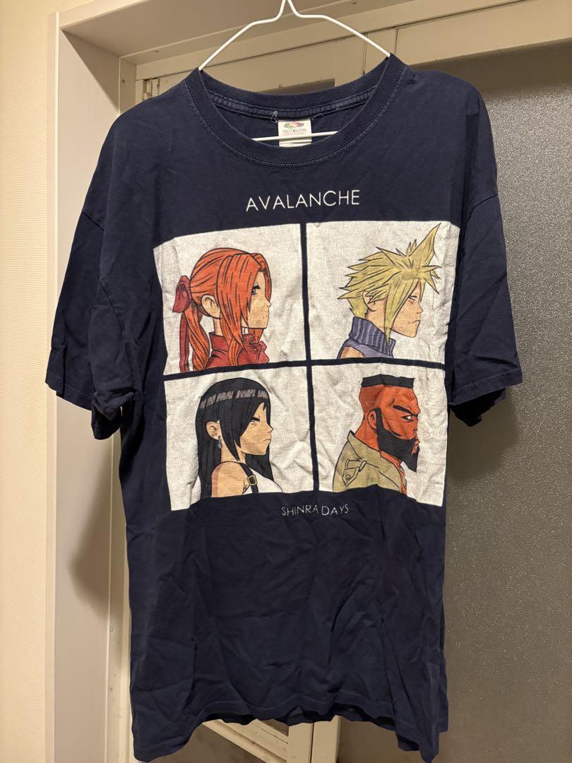 Final Fantasy VII FF7 Vintage T-Shirt Game Tee Navy Größe L Final Fantasy VII FF7 Vintage T-Shirt Game Tee Navy Größe L