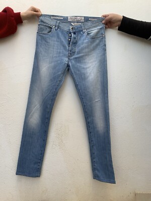 JACOB COHEN 610 Comport blue Jeans Size 33 Cotton Made In Italy