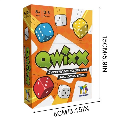 Qwixx: The frantic dice rolling game that everyone plays at once! For 2-5 player - Foto 7 di 7