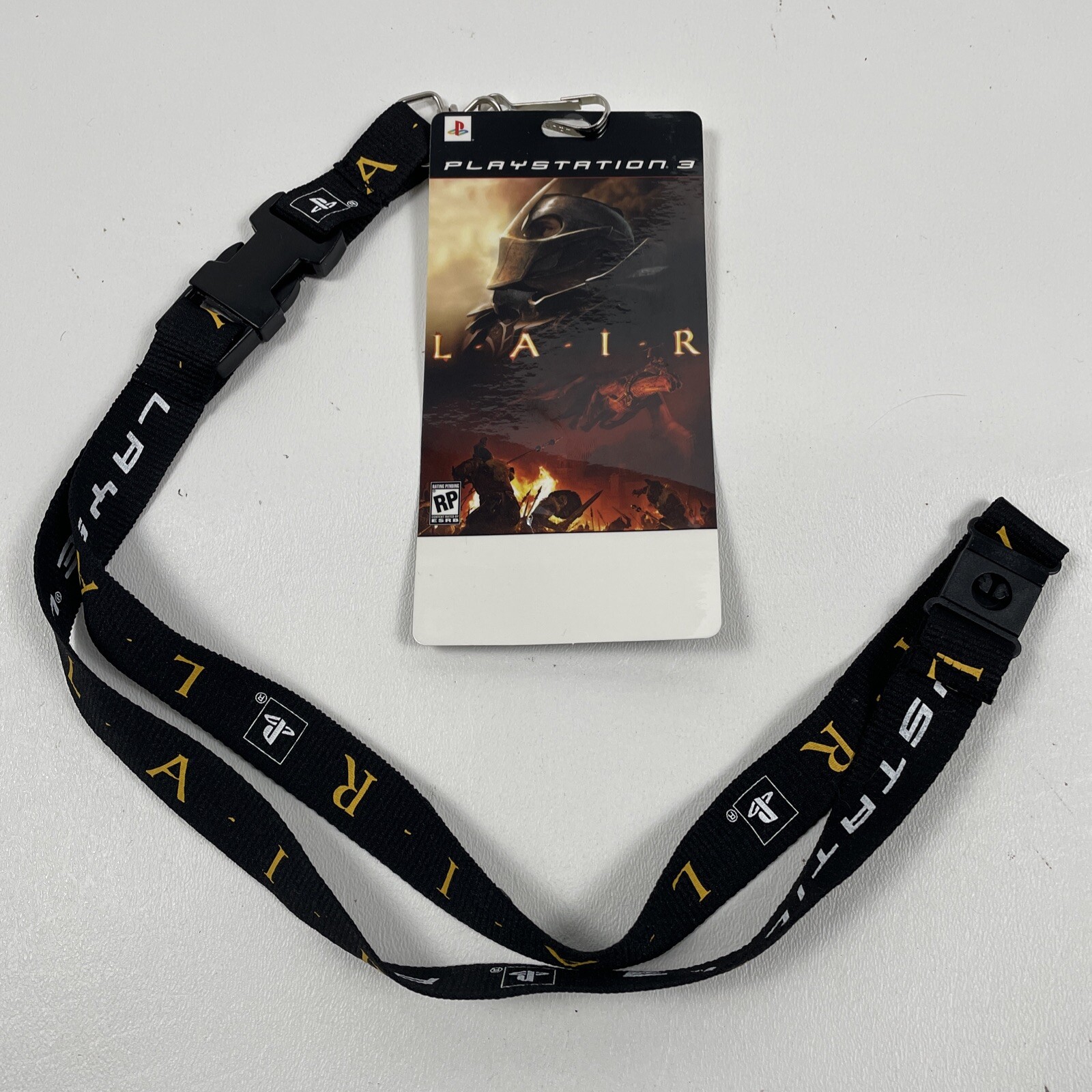 🔥Lair Playstation 3 Promotional Lanyard & Card RARE PS3 Authentic