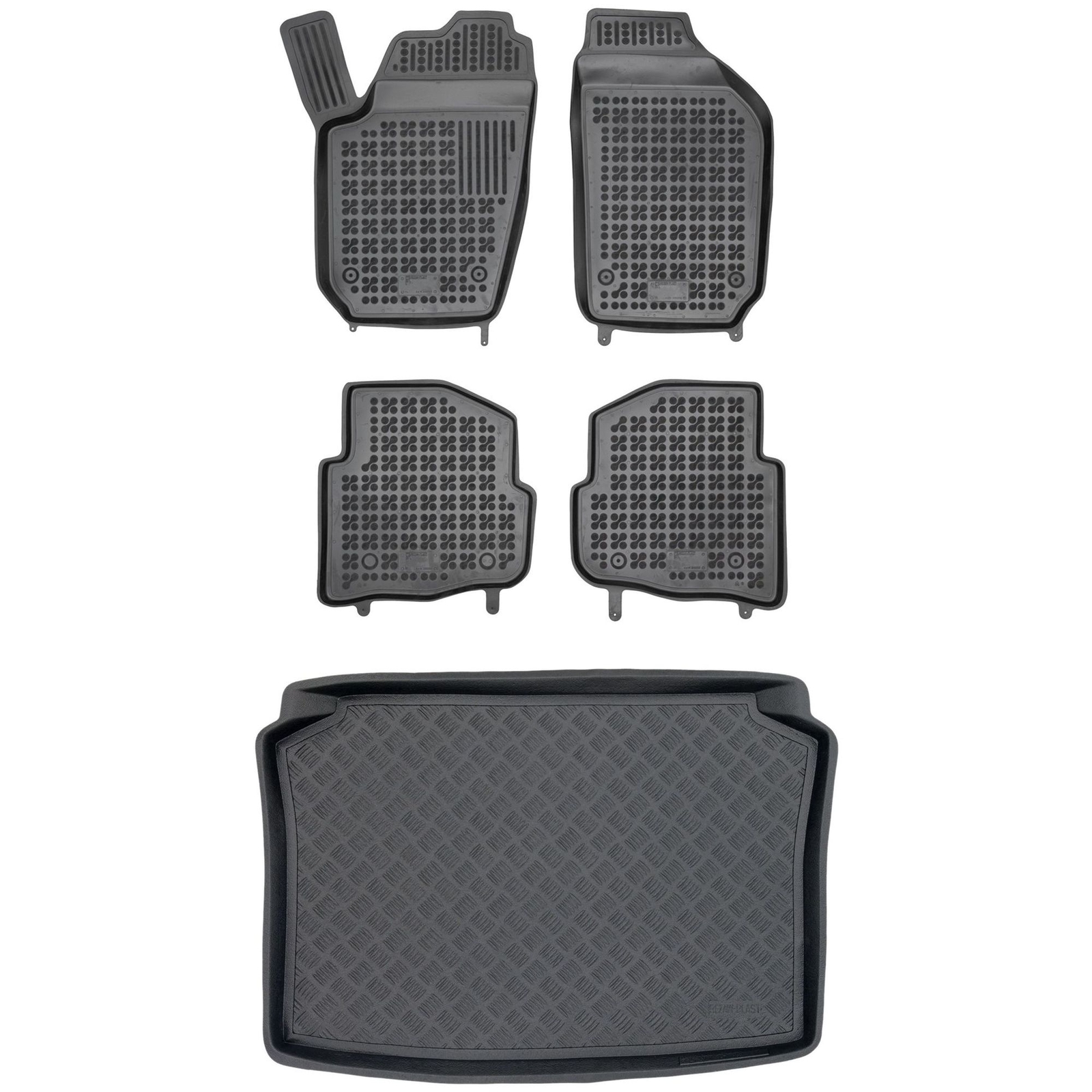 Tapis de sol et coffre en PE pour VW POLO IV 2002-2009