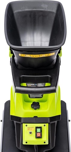 Earthwise 15-Amp Electric Chipper with 1.2 Bushel Collection Bin for Yard Waste - Picture 7 of 11