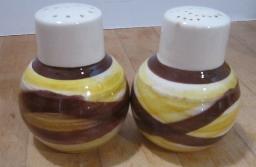 Vernonware U.S.A. Organdie 3" T-511 Salt & Pepper Shakers EC - Picture 3 of 4