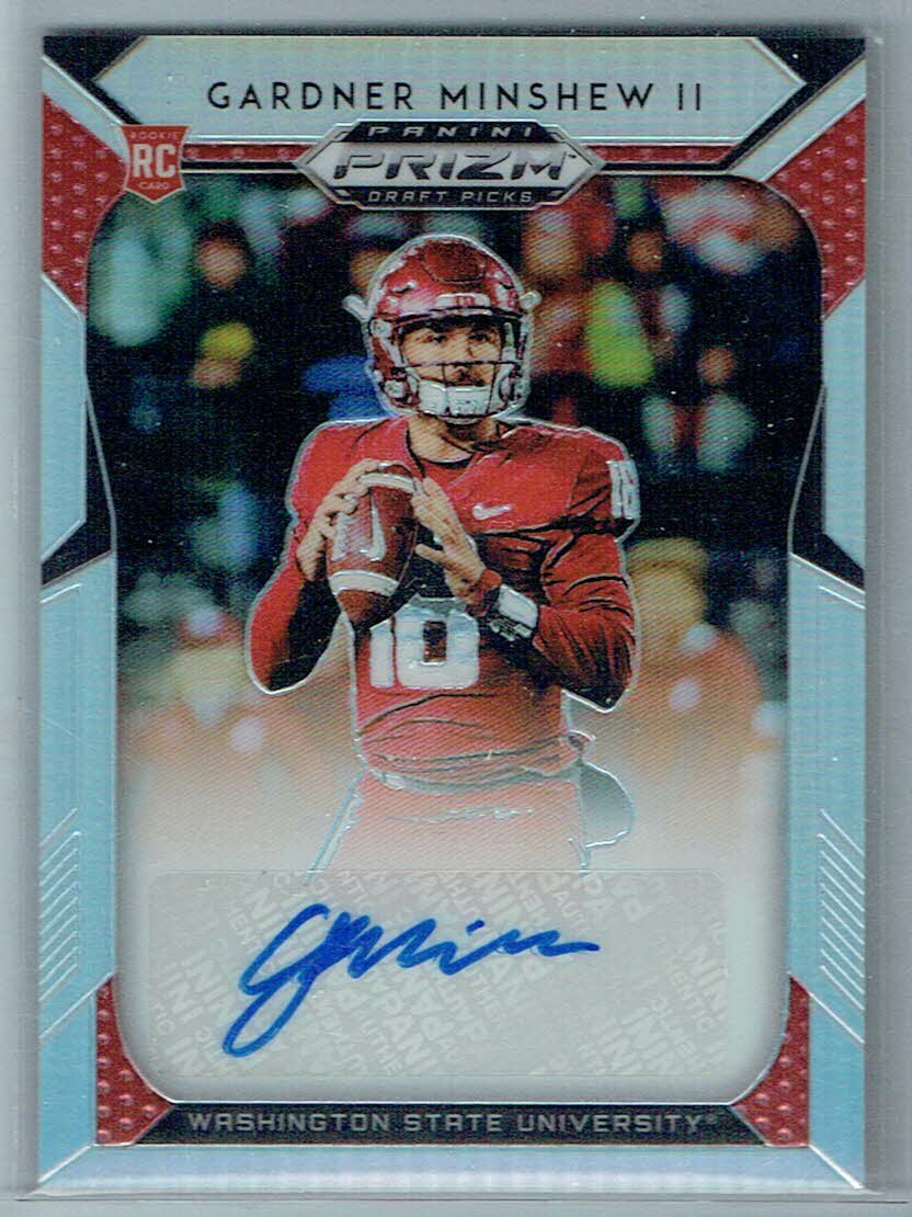 2019 PANINI PRIZM DRAFT PICKS AUTOGRAPH PRIZMS #177 GARDNER MINSHEW II