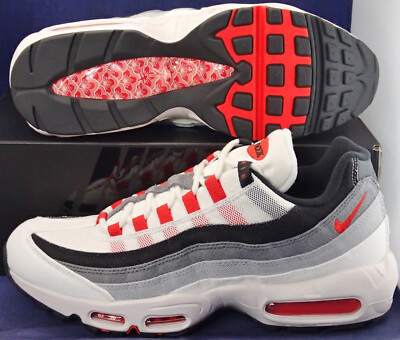 2021 Nike Air Max 95 QS Japan Summit White Chile Red Grey SZ DH9792-100 