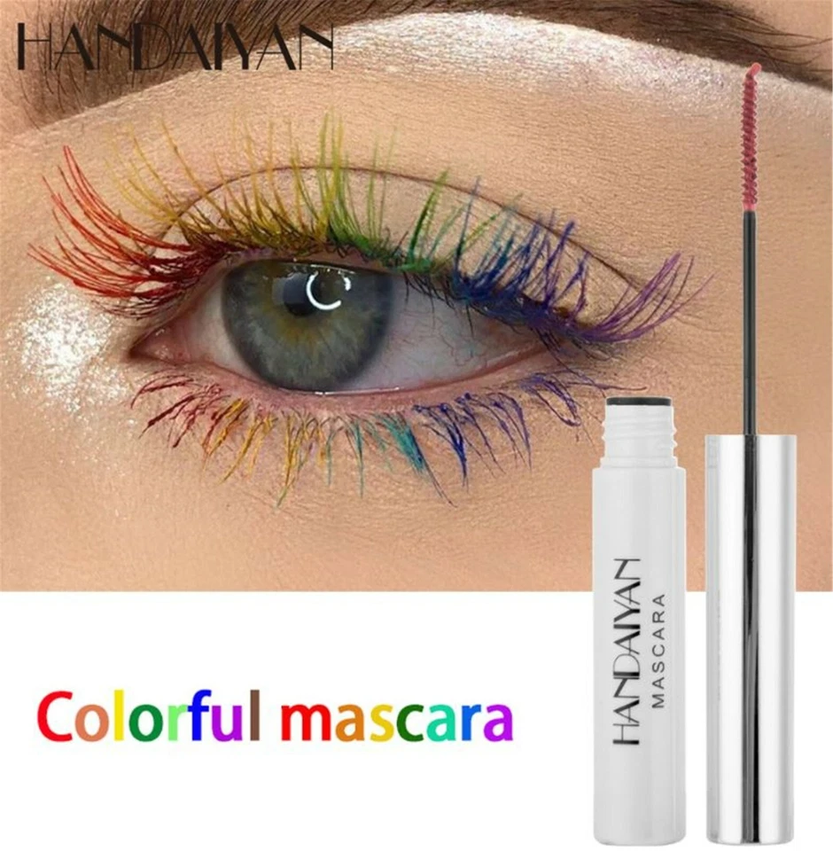 Matt Rainbow Multi-coloured Eye Length Eyelash Makeup Bright Colorful Mascara - image 4 of 4