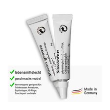 Silikonfett Tuben 6g lebensmittelecht zB Uhre...