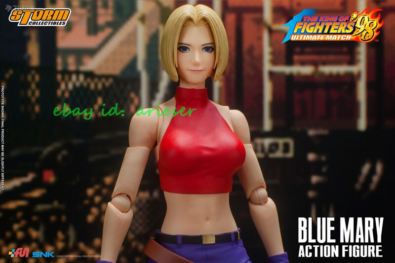 Storm Collectibles 1/12 Blue Mary King Of Fighters 98 In Stock New