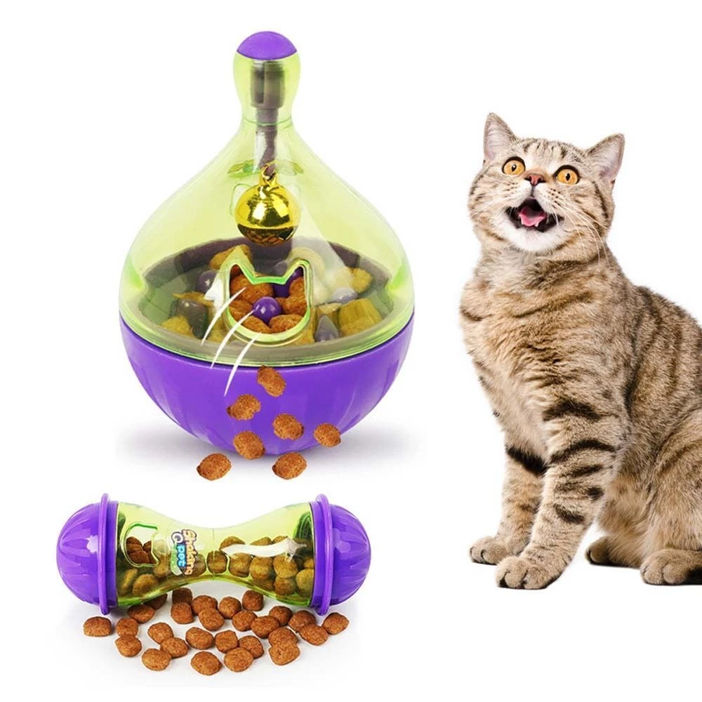 Cat Treat Puzzle, Cat Treat Dispenser Toy Cat Treat Toy, Tumbler  Interactive Ball Cat Puzzle Feeder, Cat Food Puzzle Cat Food Ball Cat  Snacks