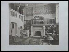 PARIS, 39 AVENUE VICTOR HUGO, HALL - 1906- PLANCHE - CHARLES PLUMET, ART NOUVEAU